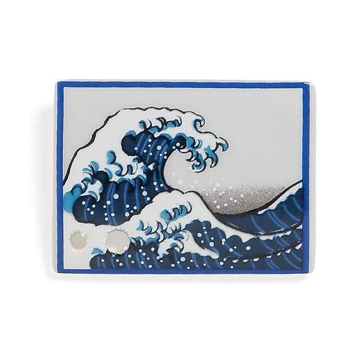 Porcelain Incense Holder Wave/Nami　★EXPORT-ONLY PRODUCT