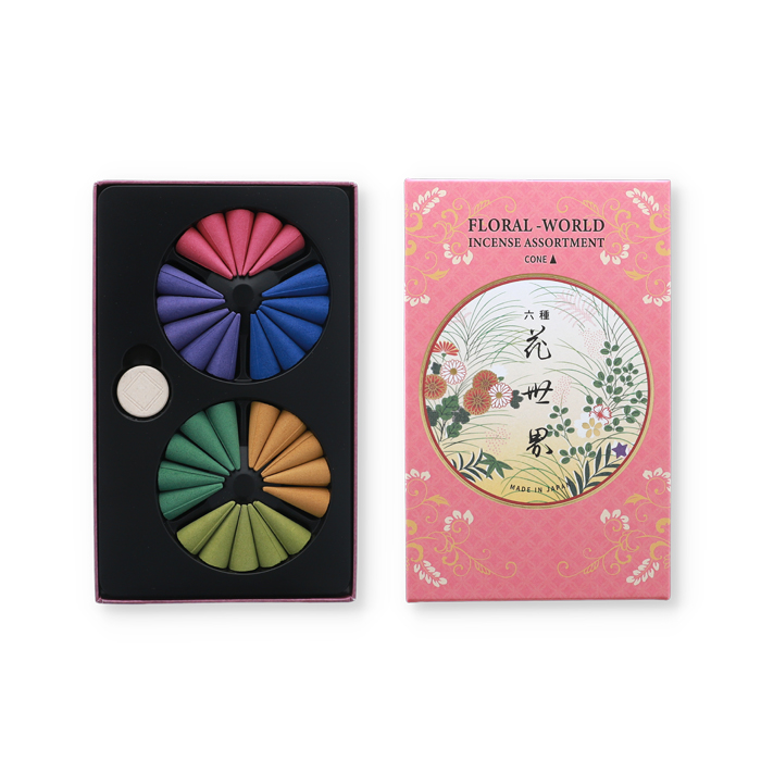 FLORAL WORLD Incense Assortment -Cone